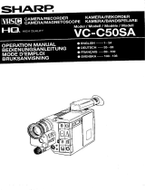 Sharp VC-C50SA User manual