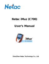 Netac iMuz C700 User manual