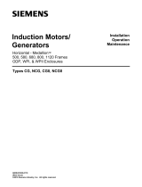 Siemens Induction motors/ generators 800 User manual