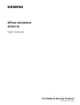 Siemens ACS3110 User manual