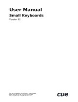 CUE keyboardCUE-S User manual