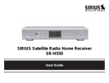 Sirius Satellite Radio SIRIUS SR-H550 User manual