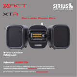Sirius Satellite Radio XS075 User manual