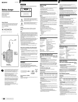 Sony bc-v615-v615a User manual
