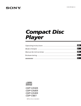 Sony CDP-CE505 User manual