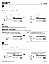Sony CPD-G520P Operating instructions