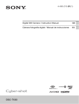 Sony DSC-TX30 User manual