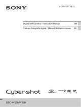 Sony Cyber Shot DSC-W550 User manual