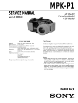 Sony MPK-P1 User manual