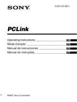 Sony PCLink User manual