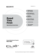 Sony PEG-TH55 User manual