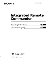 Sony RM-AV2100T User manual