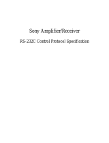 Sony RS-232C User manual