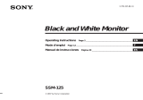 Sony SSM-125 User manual