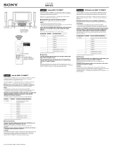 Sony DAV-LF1 User manual