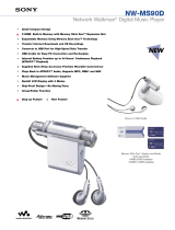 Sony NW-MS90D User manual