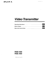 Sony RSE-500 User manual