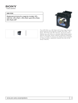 Sony LMPP201 User manual