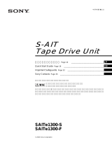 Sony SAITE1300-F User manual