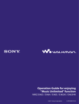 Sony NWZ-E463 User manual