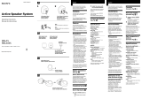 Sony SRS A05S User manual