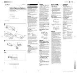 Sony SRS-T10PC Operating instructions
