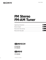 Sony ST-SE500 User manual