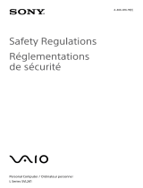 Sony SVL24145CXB Safety & Regulations Guide