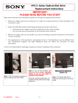 Sony VPCJ111FX/B User manual