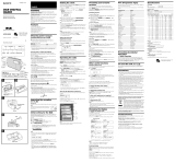 Sony XDR-S50 User manual