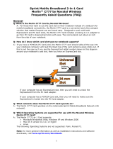 Sprint Nextel c7777 User manual