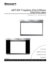 Stewart Filmscreen Corp ABT-EM ElectriMask Electriscreen User manual