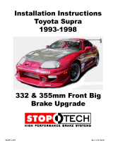 StopTech TOYOTA 98-857-1470 User manual