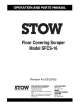 Stow Sander SFCS-16 User manual