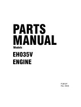 Subaru Robin Power Products EH035V User manual