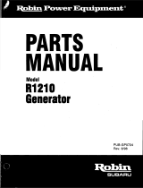 Subaru Robin Power Products R1210 User manual