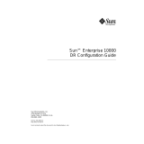 Sun Microsystems Sun Enterprise DR 10000 User manual