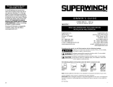 Superwinch 1331200 User manual