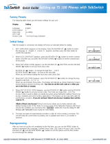 Talkswitch CentrePoint Technologies Two-Way Radio TS 100 User manual