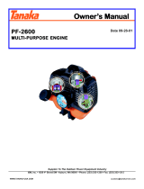 Tanaka PF-2600 User manual