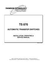 Technicolor - Thomson POWER & CONTROL TS 870 User manual