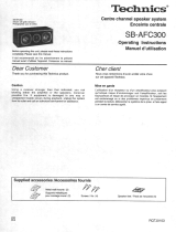 Technics SB-AFC300 User manual