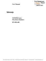 Tektronix WFM700 Series User manual