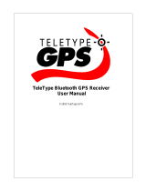 TeleType Company Bluetooth GPS Receiver User manual