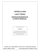 Terex Marine Lighting Light Tower User manual