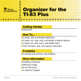 Texas Instruments TI-83 PLUS User manual