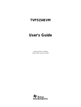 Texas Instruments TVP5154EVM User manual