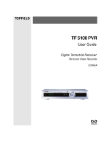 Topfield TF 5100 PVR User manual