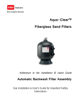Toro Aqua-Clear Fiberglass Sand Filters Installation and User's Guide