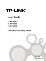 TP-LINK TL-SF1016D User manual